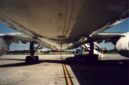 Pancia di un Boeing 767-300ER