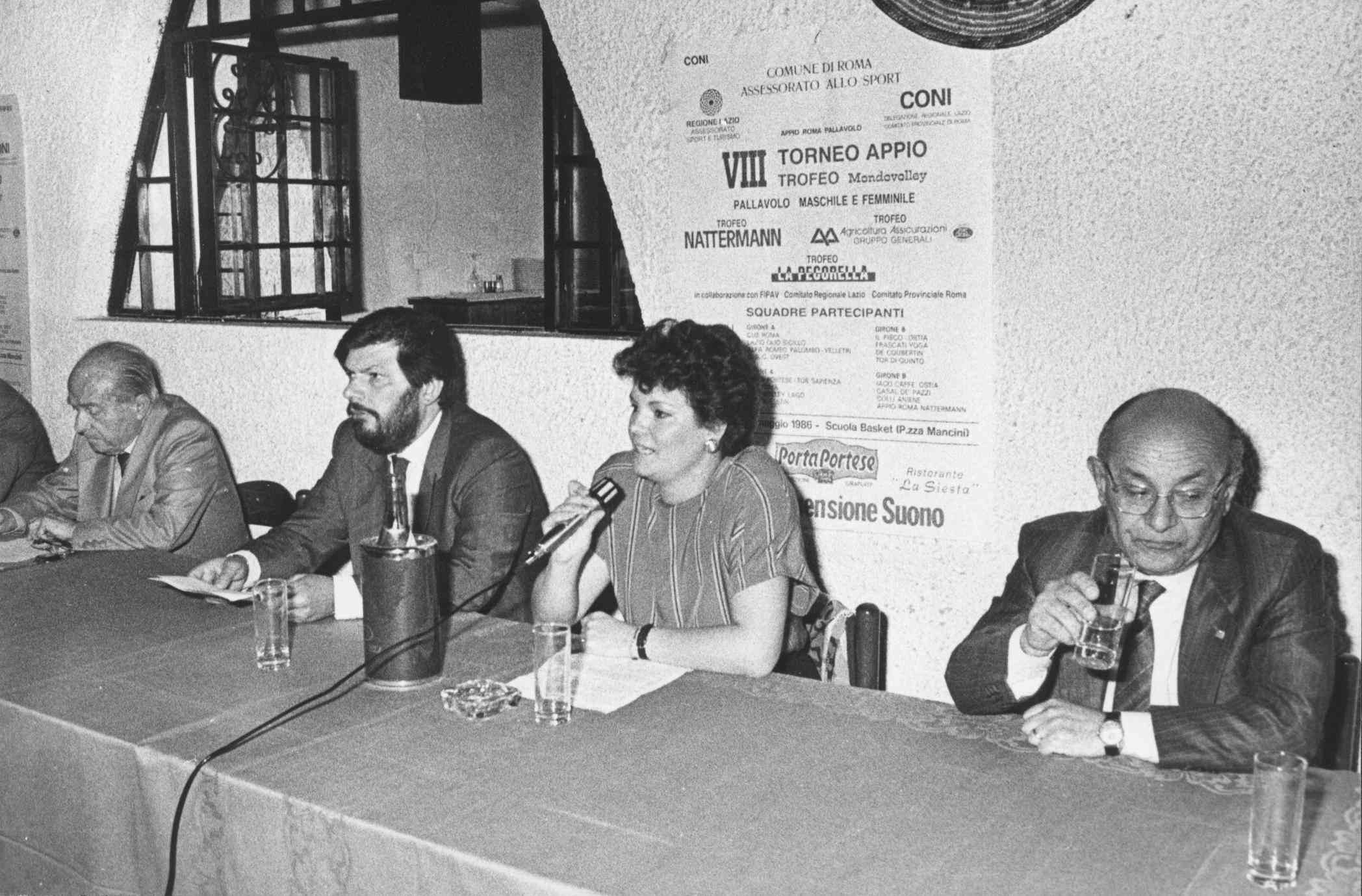 1986 - Conferenza stampa