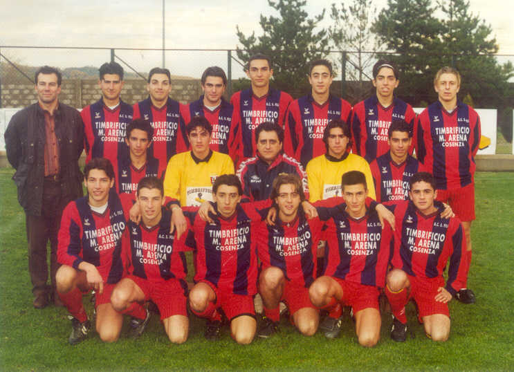 La squadra "Juniores" 2001/2002 del San Fili