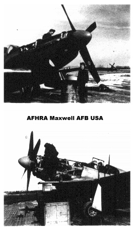 Marzo 1945, aeroporto di Mondolfo, caccia P.51 Mustang del 31st Fighter Group, sottoposti a manutenzione prima di una missione.