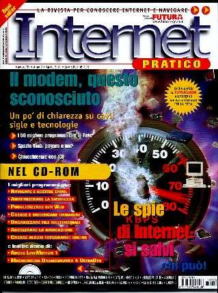 La copertina del numero di Aprile 2001.