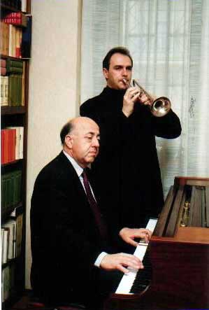Ercole Ceretta con il Maestro Roberto Cognazzo