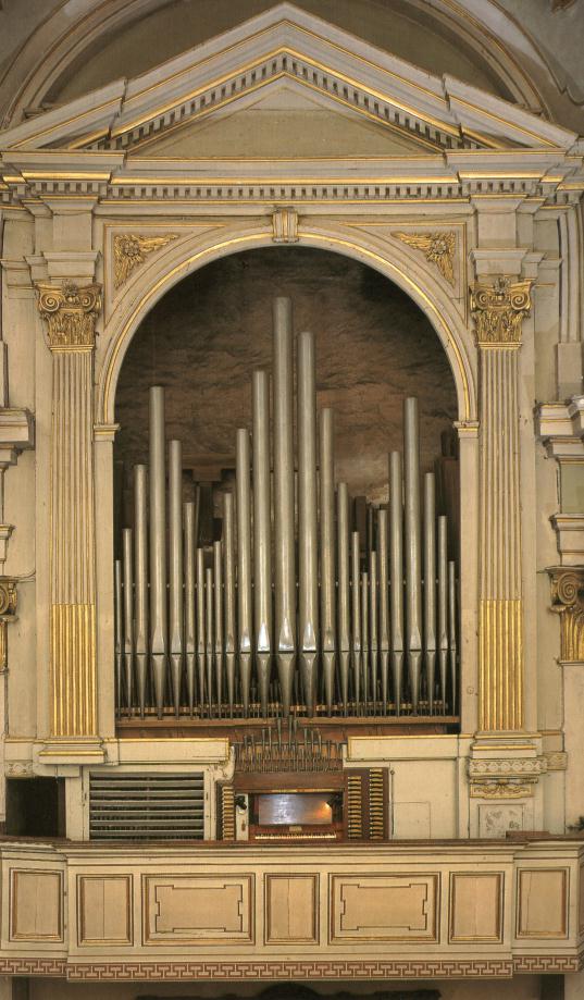 Caravaggio (Bg), chiesa parrocchiale: organo dei F.lli Serassi, 1841 op. 555