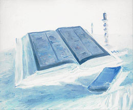 Van Gogh - Still Life with Bible (Negativo)