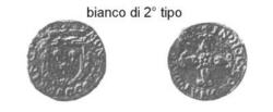 moneta Bianco di 2 tipo