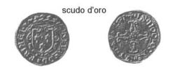 la moneta SCUDO D'ORO