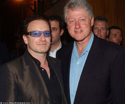 Bono & Bill Clinton