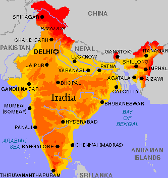 Mappa India